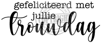 gefeliciteerd met jullie trouwdag 7x3cm copy